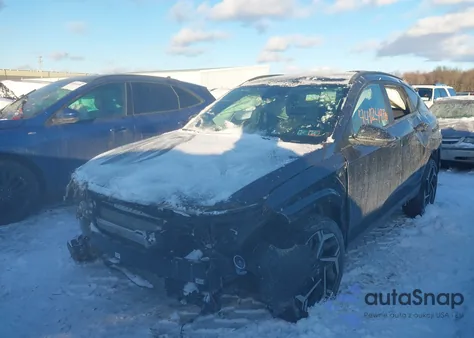 2025 Hyundai Kona N Line S из США, поврежденный, VIN KM8HBCA3XSU199735